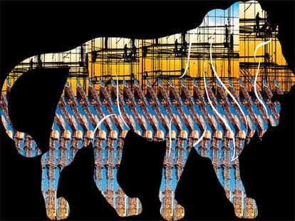 modi's make in india concept and 25 sector.