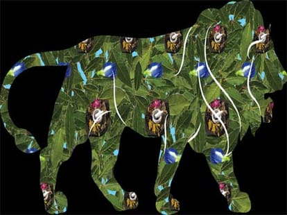modi's make in india concept and 25 sector.