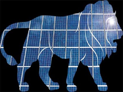 modi's make in india concept and 25 sector.