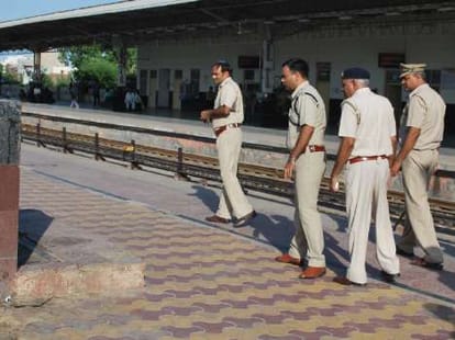 Train accident in delhi.