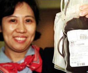 blood donation for marriage in china.