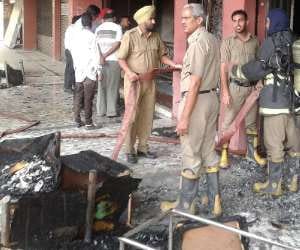fire at Nectar Life Limited office in chandigarh