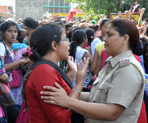 mdu students protest in faridabad also.