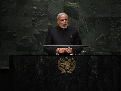prime minister narendra modi's first speech in united nation.