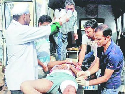 four injured in land dispute
