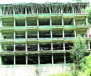 illegal construction in shimla city.