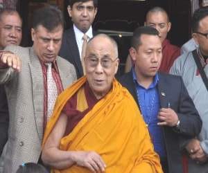 Dalailama statement on protest at america.