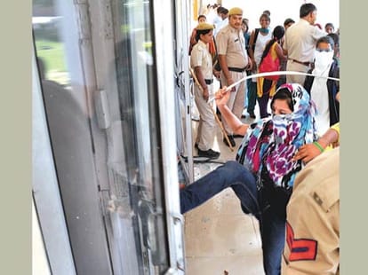 proposal to ban skirt jeans and mobile for girls in haryana.