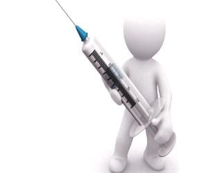 used syringe case: police starts investigation.