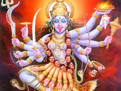 kali and kalratri puja in navratra