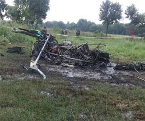 Army Helicopter Crashed Near Bareilly - 3 Officer Dead