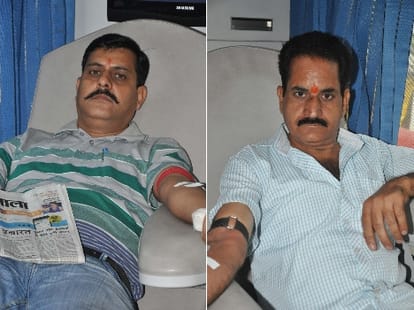 blood donation camp by amarujala