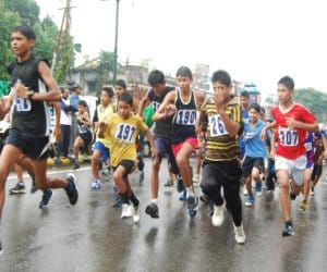 cross country race on republic day.