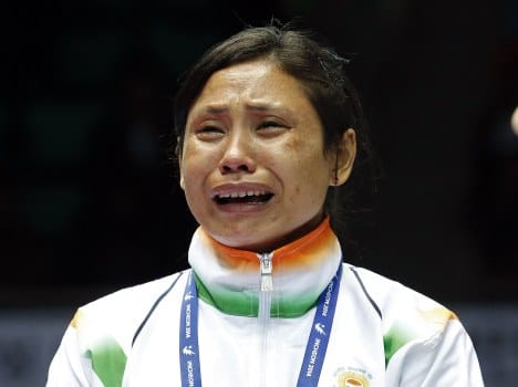 one year ban on sarita devi.