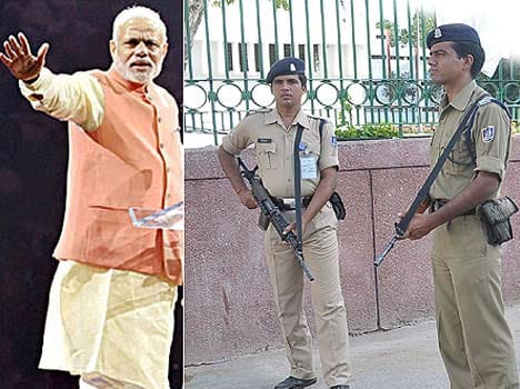 valmiki sadan became vvip area before modi;s visit.