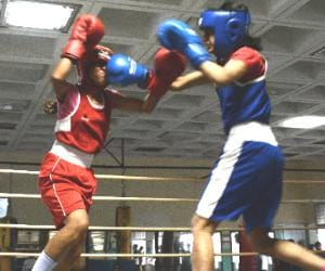 indira won gold madel in boxing