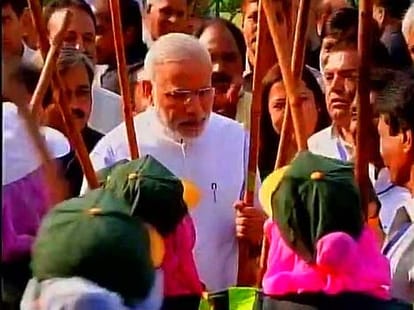 Prime Minister Narendra Modi Rally in Karnal, Haryana