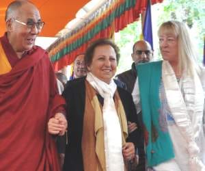 Nobel award winners met Dalailama.