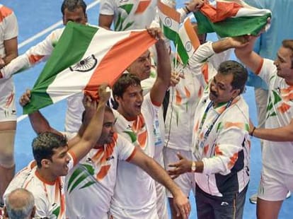 india in asian games at 14th day.
