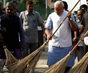 bindeshwar pathak analysis on narendra modi clean india drive