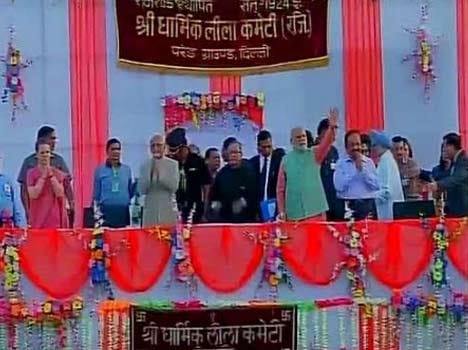 Dussehra celebration in delhi.