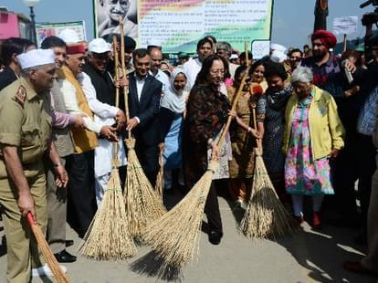 Minority Affairs Minister Najma Heptullah in Shimla.