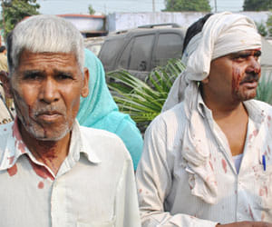 disturbance after suicide by girl in daurala.