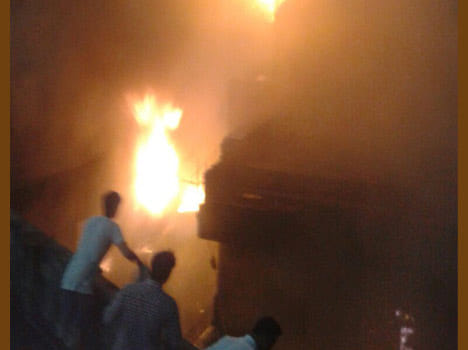 Fire in 1000 Years Old Laxmi Narayan Temple 
