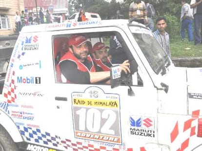 salman khan will participate in raid the himalaya car racing event.
