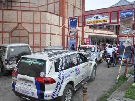 raid the himalayas rally started frome shimla 
