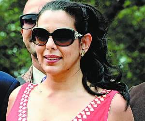 Actress Pooja Bedi in Sanawar school Kasauli.