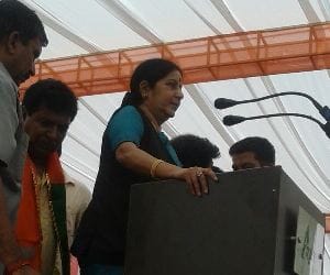 Sushma Swaraj campaign