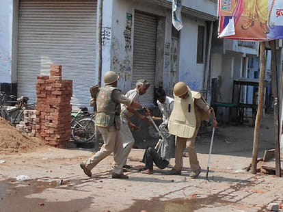 disturbance in urai after killings of two minor sisters.