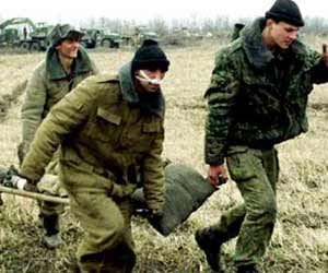 four dead in chechnya in a suicide attack.
