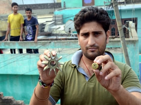 Pakistani border mayhem began at sunset again