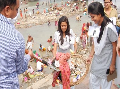 clean ganga campaign haridwar.
