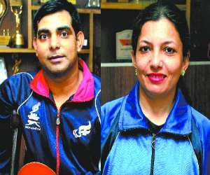 Disabled Table Tennis Player Husband-Wife Selected for Para-Asian Games
