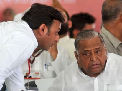 mulayam singh speaks in sp conference.