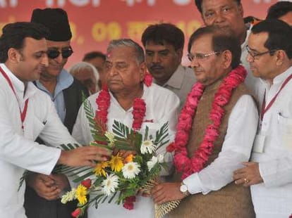 mulayam singh 75th birthday celebration.