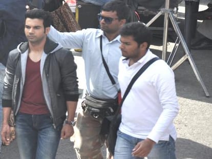 rajkumar rao ran in to a jungle