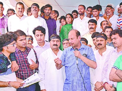samba legislator sitting on hunger strike
