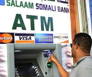 first ATM installed in somalia