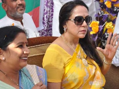 bjp star campaigners hema malini at haryana