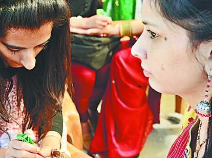 karva chauth celebration.