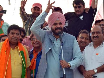 navjot sidhu turn out his old statement against akali dal