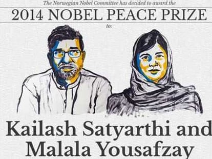 nobel prize winner satyarthi's daughter's comment.