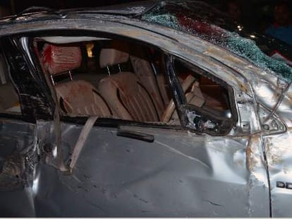 accident in una.