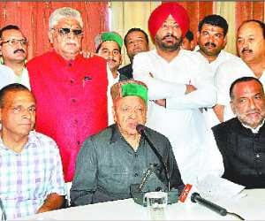 election campaigning of CM Virbhadra in haryana