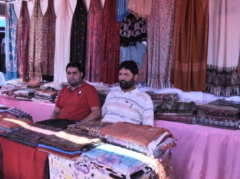 kashmir flood victim in trade fair.