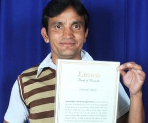 harimohan name file on limca book of record.